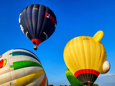 Ballonvaart met bubbels voor 2 personen