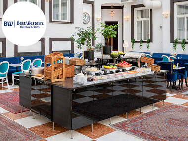 Hotellfrukost på Best Western Bentleys för 2