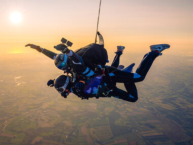 Solospring fra 4,5 km. med Dropzone Danmark for 1