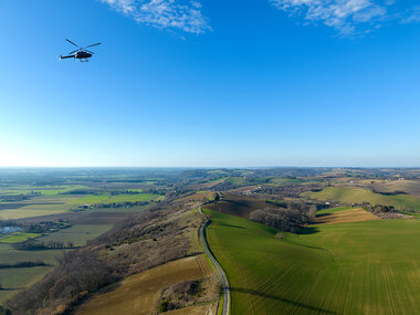 Vol en hélicoptère de 20 min pour 2 au-dessus de Toulouse