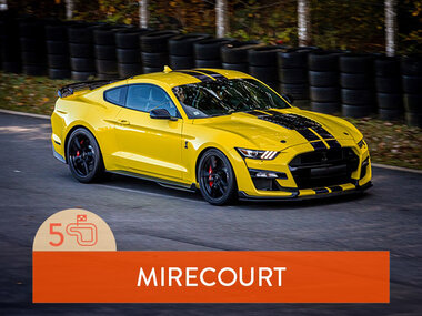 Stage de pilotage : 5 tours sur le circuit de Mirecourt en Ford Mustang Shelby GT500