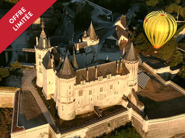 Vol en montgolfière au-dessus des châteaux de la Loire