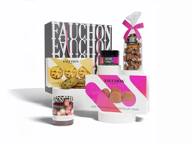 Coffret Douceurs Fauchon : délices sucrés avec thé livrés à domicile