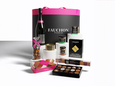 Coffret Boîte chapeau Glam Fauchon : assortiment raffiné livré à domicile