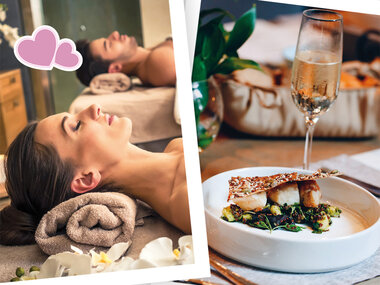 Romantisk wellness og middag for 2