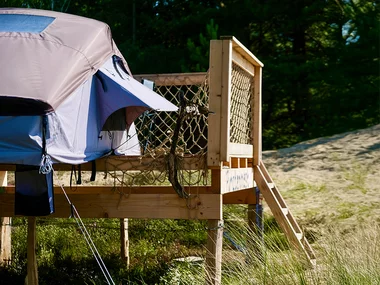 Dachzeltcamping für 2 Übernachtungen in der Nähe von Frankfurt