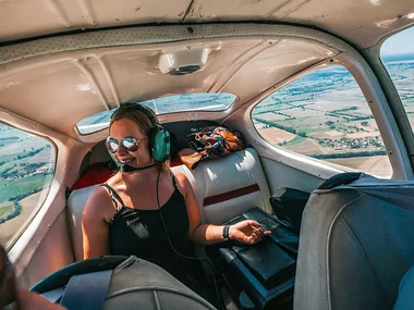 30-Minuten-Rundflug für 1 Person ab dem Flugplatz Dinslaken-Schwarze Heide