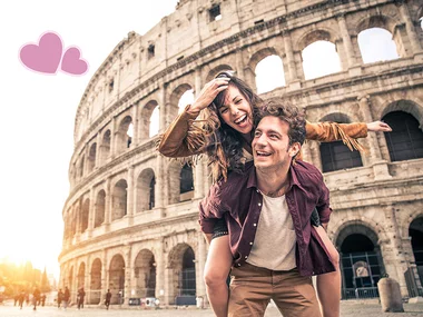 Escapada romántica a Italia: 1 noche con desayuno para 2