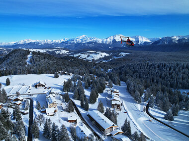 Vol en hélicoptère de 30 min au-dessus de Chambéry et ses environs