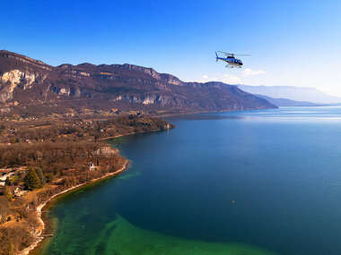 Vol en hélicoptère de 20 min au-dessus de Chambéry