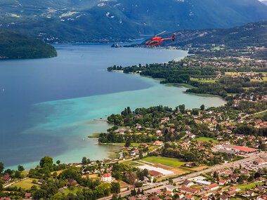 Vol en hélicoptère de 20 min pour 2 personnes au-dessus de Chambéry