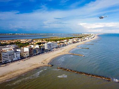 Vol en hélicoptère de 30 min au-dessus de Montpellier et ses environs