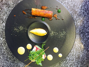 Adresses primées : repas 3 plats au restaurant l'Auberge de la Mine près de Caen