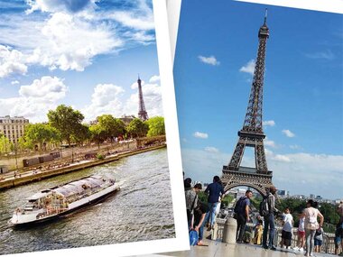 Croisière d'1h sur la Seine et visite guidée de la tour Eiffel d'1h30 à Paris en duo
