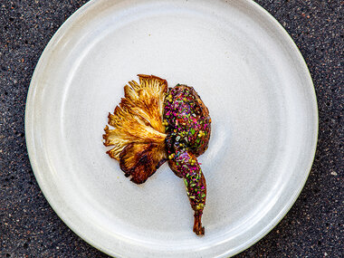 7-retters middag med vinmenu hos Restaurant Gemini for 2
