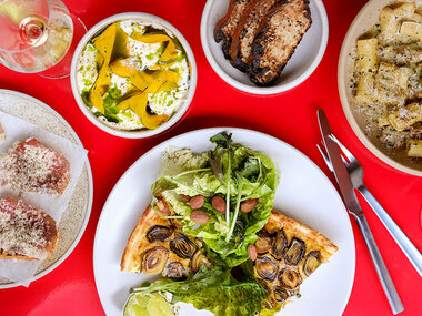4-retters frokost hos Restaurant Theo for 2