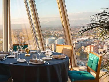 Restaurante Élkar, Madrid: menú de 6 platos en el restaurante más alto de España