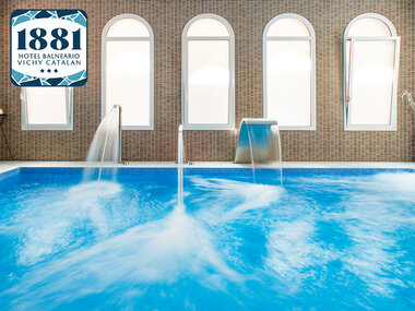 1881 Hotel Balneario Vichy Catalan 3*: acceso de 50 minutos al circuito termal para 2 personas