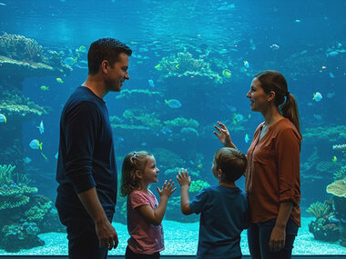 Eintritt ins SEA LIFE Oberhausen für 2 Erwachsene und 2 Kinder mit Behind the Scenes Tour