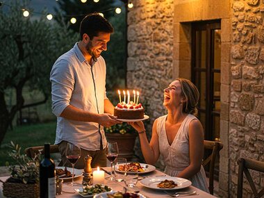 Anniversaire savoureux : dîner de 3 ou 4 plats pour 2 personnes