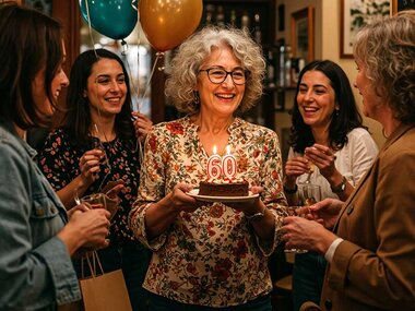 Joyeux anniversaire ! Pour femme 60 ans