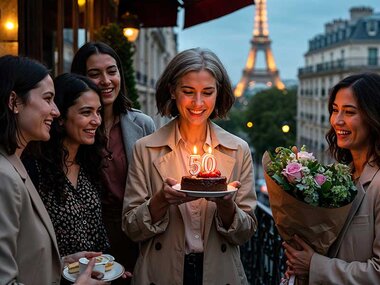 Joyeux anniversaire ! Pour les 50 ans d'une femme
