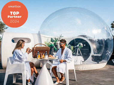 1 noche con cena en burbuja premium Clean Air en Hotel Zielo de Levante