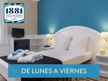 1881 Hotel Balneario Vichy Catalan 3*: 2 noches, desayuno y cava de bienvenida