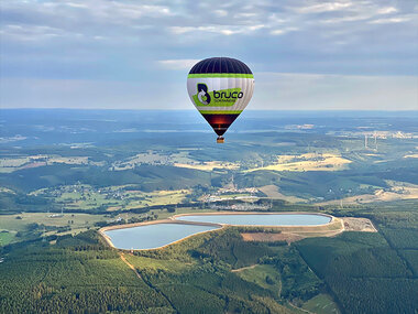 De Ardennen van boven: ballonvaart met champagne voor 1 persoon