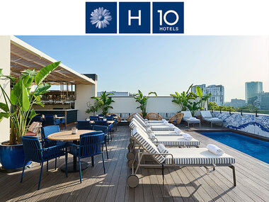 Brunch para 2 en terraza con vistas en H10 Port Vell 4* de Barcelona