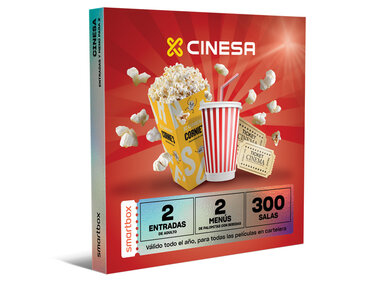 2 entradas de cine con menú y bebidas