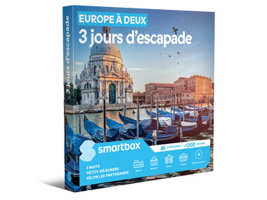 Coffret Cadeau SMARTBOX - Séjour en amoureux 3 jours