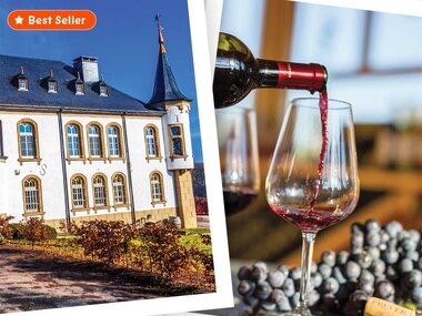 Bijzondere overnachting met wijndegustatie in kasteel of landgoed