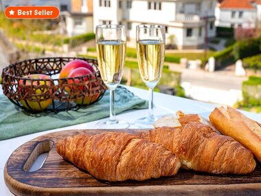 Petit-déjeuner avec bulles en Belgique