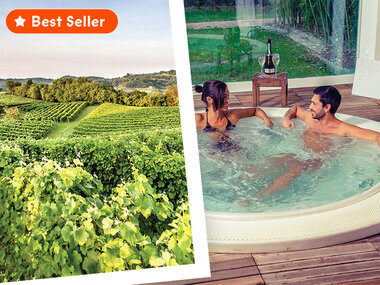 Il gusto di una pausa insieme: degustazione di vini e accesso alla Spa