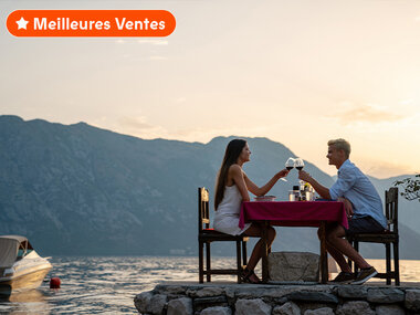 Coffret cadeau Saint-Valentin : un séjour romantique et gourmand en France