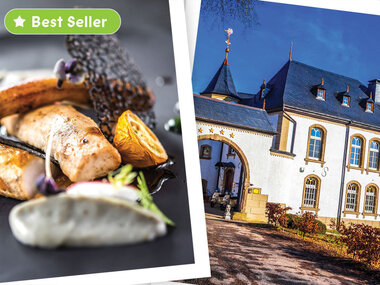 Séjour de luxe de 2 jours en château avec dîner dans un restaurant primé