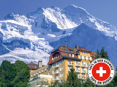 Incantevole fuga di 1 o 2 notti con accesso Spa o cena gourmet in raffinati hotel in Svizzera