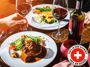 In Svizzera con gusto: 1 cena gourmet per 2 amanti della buona tavola