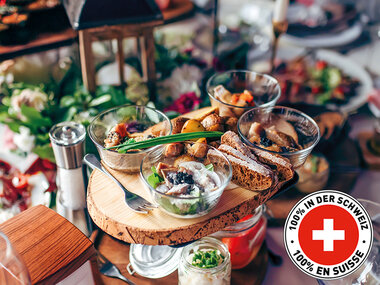 In die Schweiz mit Geschmack: 1 köstliche Gourmet-Pause für 2 Personen