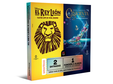El Rey León o Cenicienta - Entradas para 2