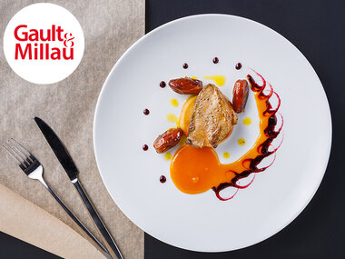 Restaurant Gault & Millau : dîner gastronomique de 3 à 5 plats avec boissons