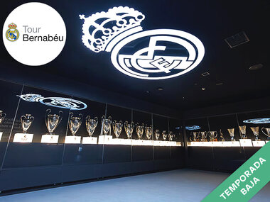 ¡Hala merengues! 2 entradas de adulto y 1 de niño para el Santiago Bernabéu en temporada baja