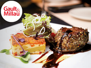 Restaurant Gault & Millau à Paris: dîner gastronomique 3 plats et bouteille de vin pour 2 à Le Mesturet