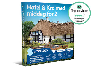 Hotel & Kro med middag for 2
