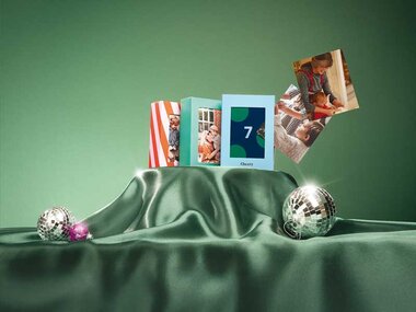 Calendrier de l'Avent format Rétro avec Cheerz : 24 images personnalisées