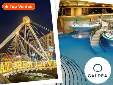 Escapada a Andorra: 2 noches y acceso diurno o nocturno de 3h en Caldea