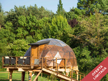 Tarragona bajo las estrellas: 1 noche en iglú con desayuno y spa en Xalet de Prades