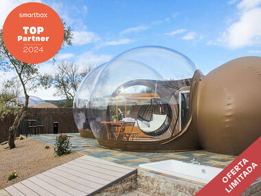 Glamping Zielo de Levante: 1 noche con desayuno y cena en burbuja VIP Hidro para 2 personas