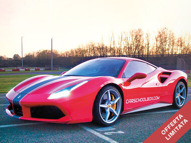 Ferrari F488 GTB e Lamborghini Huracán EVO: 3 giri mozzafiato sul Circuito di Arese con video ricordo